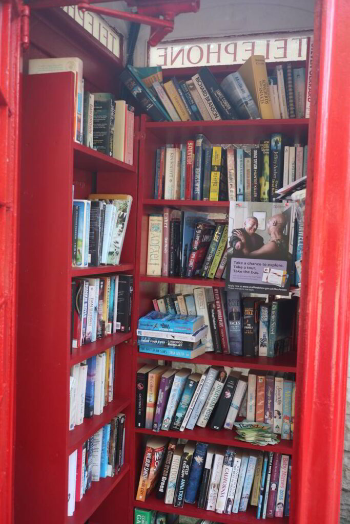 Book Exchange in Old Phone Box – Tixall Parish Hall